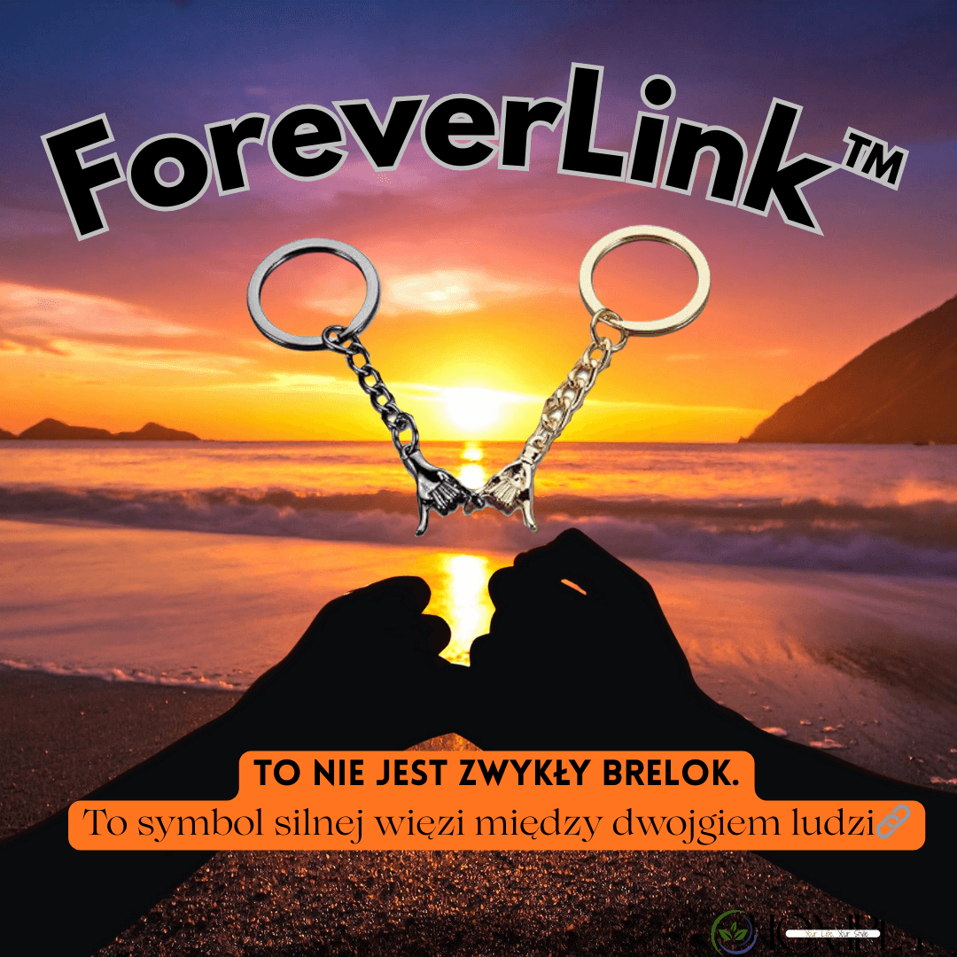 ForeverLink™ – Zestaw Breloków dla Bliskich, Partnera, Przyjaciela, Rodziny – Idealny Prezent na Walentynki❣️