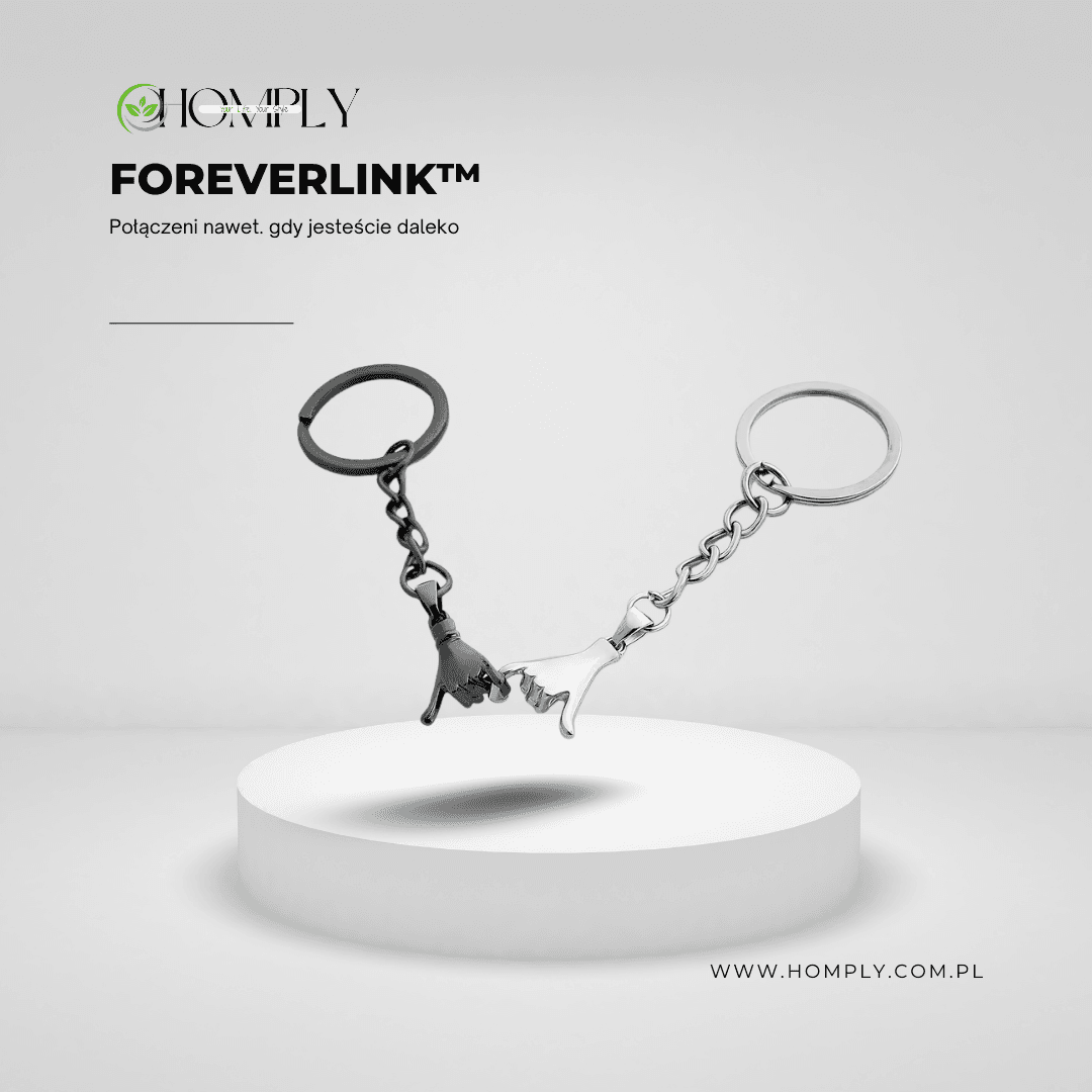 ForeverLink™ – Zestaw Breloków dla Bliskich, Partnera, Przyjaciela, Rodziny – Idealny Prezent na Walentynki❣️