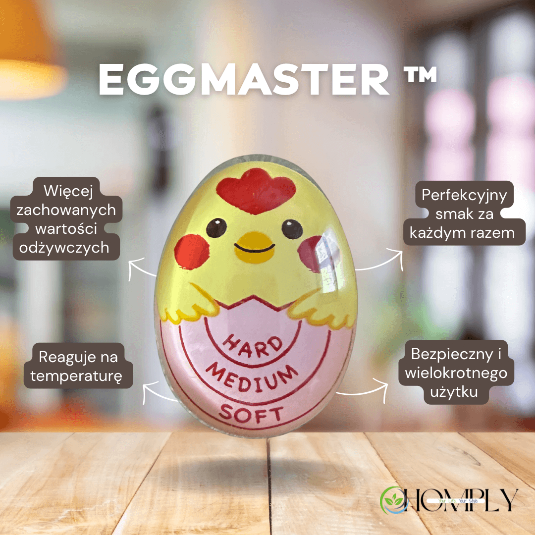 EGGMASTER ™ 
Termometr do gotowania jajek z czujnikiem koloru – zawsze idealnie ugotowane jajka!