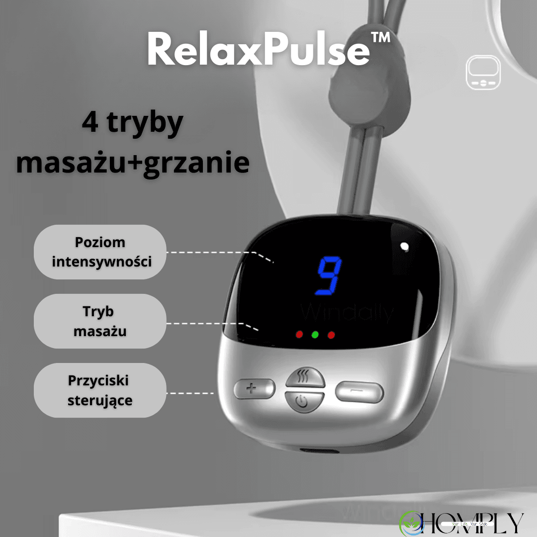 RelaxPulse™Ulga dla szyi w każdej chwili – Twój przenośny masażysta