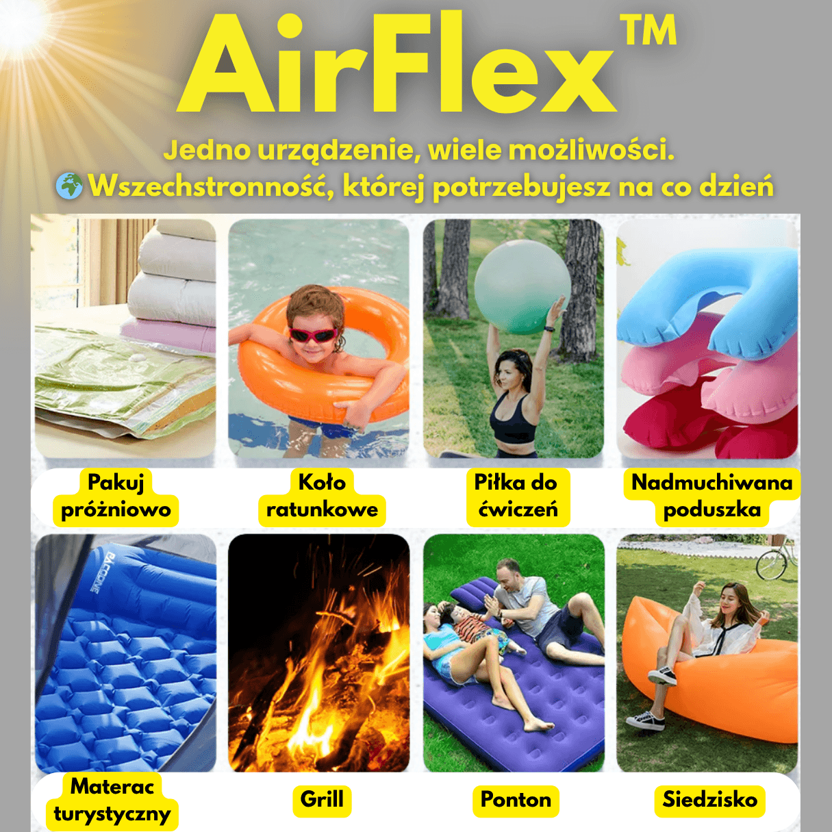 AirFlex™ – Mobilna pompka, która daje Ci pełną swobodę! 🔋💨