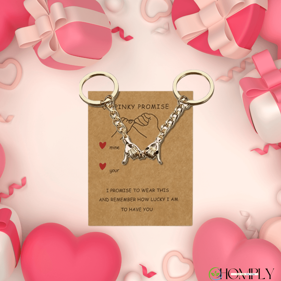 ForeverLink™ – Zestaw Breloków dla Bliskich, Partnera, Przyjaciela, Rodziny – Idealny Prezent na Walentynki❣️