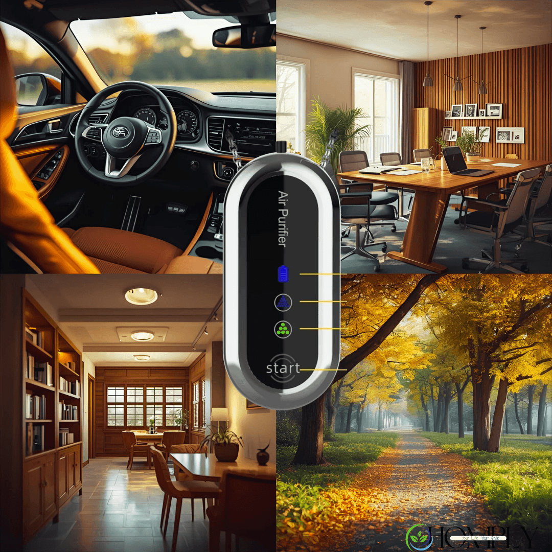 AirBreath™ – Mini Oczyszczacz Powietrza z Jonami Ujemnymi | Ciche działanie i świeże powietrze gdziekolwiek jesteś🌿